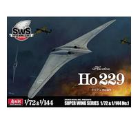 Zoukei-Mura SWS German Horten HO-229 Flying Wing 1/144 & 1/72 Scale Model Kit