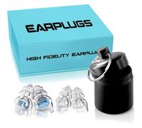 Zound Professional Grade Earplugs,Ear Plugs for Concerts,Sleeping Ear Plugs,Suitable for Sleep, Music Festivals, Musicians, and Construction Environments (Blue,Liquid Silicone)