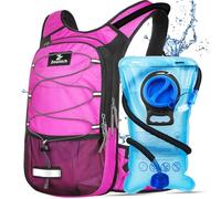Zounich Hydration Backpack, Breathable Running Backpack with 3L Water Bladder, Large Capacity Hiking Rucksack Outdoors Hydration Bag Pack Perfect for Cycling Camping Fitness Climbing Fits Men & Women