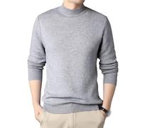 ZouoYYii Men's Cashmere Sweater Half Turtleneck Men Wool Sweaters Knit Pullovers for Male Youth Slim Knitwear Man Jumper