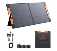 ZOUPW 110W N-Type 16BB Portable Solar Panel for Jackery Explorer 300/500/1000 &Anker Solix,18.6V Foldable Monocrystalline Solar Charger IP67 Waterproof Offgrid Power for Camping Caravan Battery Backup