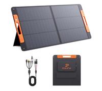 ZOUPW 110W N-Type 16BB Portable Solar Panel for Jackery Explorer 300/500/1000 &Anker Solix,18.6V Foldable Monocrystalline Solar Charger IP67 Waterproof Offgrid Power for Camping Caravan Battery Backup