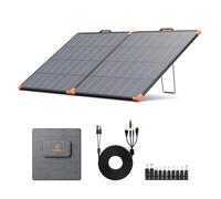 ZOUPW 180W Portable Solar Panel N-Type 16BB,25% High Efficiency Foldable Solar Charger for Jackery 1000V2/Ecoflow Delta/Bluetti/Anker Solix,12.3 LBS IP68 Waterproof for RV Camping Off-Grid
