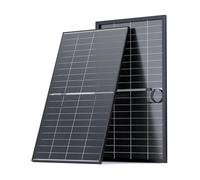 ZOUPW 200W Bifacial N-Type Solar Panel Rigid for 12V RV Balcony Off-Grid | Bifacial Extra Yield 10-30%, IP68 Waterproof, 200W 25% Eff, for Balcony RV Shed