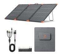 ZOUPW 230W Bifacial Portable Solar Panel, N-Type 16BB 25% Efficiency Foldable Solar Charger with Bypass Diodes for EcoFlow Delta/Bluetti/Anker C1000, IP68 Waterproof for RV Off-Grid and Home Backup
