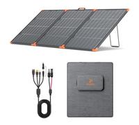 ZOUPW 230W Bifacial Portable Solar Panel N-Type 16BB for Power Station | 25% Efficiency Foldable Solar Charger for Jackery/EcoFlow Delta/Bluetti/Anker, IP68 Waterproof for RV Camping Off-Grid Power