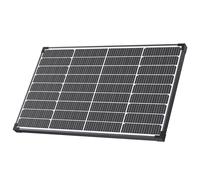 ZOUPW 50W Rigid N-Type Solar Panel for 12V Battery, Monocrystalline 16BB | 25% N-Type, IP68, tempered glass, aluminium frame. For power station,caravan,boat & off-grid.Bare panel, controller required.