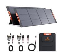 ZOUPW - Portable Solar Panel 440W (2x220W) Type N 16BB Solar Panel High Efficiency Foldable Solar Charger 25% for Jackery 1000 V2/Anker Solix/Ecoflow/Bluetti, IP67 Waterproof for RV
