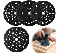 Zourglow 4PCS 150mm Pad Saver for Protecting Sanding Discs with Hook & Loop | Compatible with Mirka CEROS DEROS, 6 Inch 70 Holes Protective Backing Pad,Extends Abrasive Life And Ensures Secure Attachment