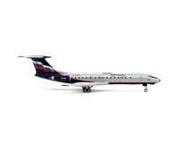 ZOUSANG Display Airplane 1/400 For Russia AEROFLOT Airlines TU-134 TU-134A RA-65717 Diecast Alloy Aircraft Model Static Aircraft for Gift