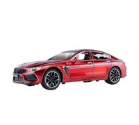 ZOUSANG Display Cars 1:24 For M8 MH8 800 Manhart Coupe Alloy Scale Car Model Diecast Metal Vehicle Decorative Ornament Collection or Gift(Red)