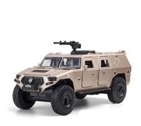 ZOUSANG Display Cars 1:24 For Military Refit Armored Car Alloy Diecast Off-road Vehicle Suitable For Gift Giving Collection or Gift(Green)