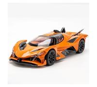 ZOUSANG Display Cars 1:24 For Project EVO Supercar Model Alloy Diecast Highly Realistic Vehicle Suitable For Decoration Collection or Gift(Orange)