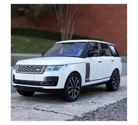 ZOUSANG Display Cars 1/24 For Sport SUV Alloy Car Model Diecast Metal Off-road Vehicle Suitable For Decoration Collection or Gift(White)