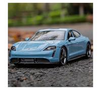ZOUSANG Display Cars 1:24 For Taycan Turbo S Alloy High Simulation Diecast Metal Sport Car Model Suitable For Gift Giving Collection or Gift(Blue)