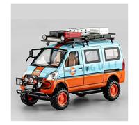 ZOUSANG Display Cars 1:24 For VAN Off-Road Vehicle Alloy Muscle Car Model Suitable For Decoration Collection or Gift(Orange)