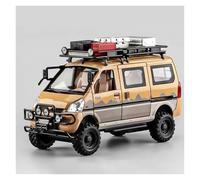 ZOUSANG Display Cars 1:24 For VAN Off-Road Vehicle Alloy Muscle Car Model Suitable For Decoration Collection or Gift(Yellow)