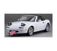ZOUSANG Display Cars 1/32 For MX-5 Miniature Diecast Multi-purpose Car Model Suitable For Gift Giving Collection or Gift(White)