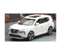ZOUSANG Display Cars 1/32 For X-Trail SUV Miniature Diecast Highly Realistic Car Model Commemorative Gift Collection or Gift(White)