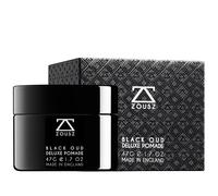 ZOUSZ Black Oud Deluxe Pomade for Men - Strong Hold Hair Styling Pomade with High Shine - Enriched with Aloe Vera, Castor Oil & Cocate for Nourished, Controlled Finish - 47g