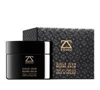 ZOUSZ Gold Oud Beard Balm for Men - Luxurious Beard Conditioner with Shea Butter, Coconut Oil & Rich Cream Texture - Deep Conditioning & Styling - 50g
