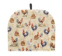 ZOUTAIRONG Roosters Chicken Print Teapot Cozy for Teapot British Extra Thick Wadding Tea Pot Cover Designed for Women Teapot Insulation Cover Dust Proof for Women Gift
