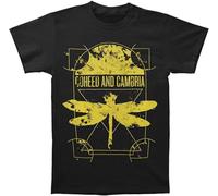 ZOUVUAN Fashion Men Printed T Shirt Coheed Cambria Mens Dissect Slim Fit T Shirt Men Casual Shirt Black