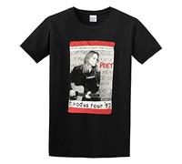 ZOUVUAN Unisex T-Shirt Mike Peters Exodus Tour 1992 The Alarm Black