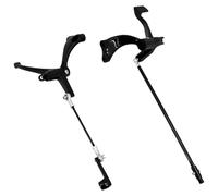 ZOUWZIOU Motorcycle Gear Shifter Lever for Sportster XL 1200 2014-2023 Motorcycle Black Forward Controls Set Front Brake Levers Linkage Kit No Pedal