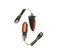 ZOUWZIOU motorcycle tail lights 2PCS Motorcycle Turn Signal LED Headlight Amber Bullet Front Rear Flashing Light Blinker M8 Bolt For ATV UTV Scooter