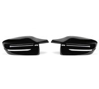 ZOUWZIOU Rear View Mirror Indicator Bright Black Side Wing Rearview Mirror Cover Caps For 2 3 4 5 7 For Series G20 G21 G28 G22 G11 G12 G30 G38 G42 M4 Style LHD RHD