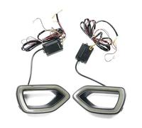 ZOUWZIOU Rear View Mirror Indicator For Charger SRT 2015 2016 2017 2018 2019 2020 2021 Car Led Dynamic Fog Lamp Front Middle Grille Turn Signal Light