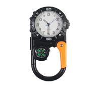 ZOVEDAIUG Clip on Digital Carabiner Watch Backpack Fob Belt Waterproof and Shockproof Pocket Clip-on Quartz Watch Glow in The Dark for Outdoor Sports, Style-2