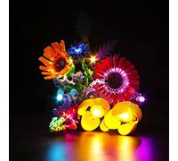 ZOVESY LED Light Kit for Lego Wildflower Bouquet 10313 Artificial Flowers with Poppies and Lavender, Decoration Lights Valentines Day Gift (Lights Only, No Lego Models)