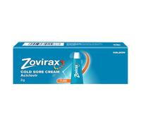 Zovirax Cold Sore Cream for Lips, with Aciclovir, Cold Sore Treatment that Speeds Healing and Pain Relief, Tube 2g