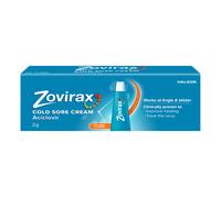 Zovirax Cold Sore Cream Tube 2g 2 g