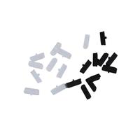 Zovloer 30pcs Silicone DP Anti Dust Plug Cover for Laptop - Dustproof USB Stopper for Display Port Computer Accessories(Black)