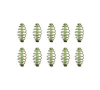 Zovloer 60Pcs Carp Fishing Inline Method Spring Feeder Coarse Bait Cages Terminal Tackle Method Feeder Artificial Lure Accessories For Luring Catfishes Carp Accessories