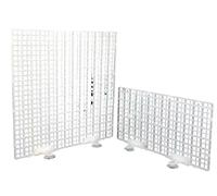 Zovloer 6Pcs Aquarium Divider 11.8 Inch Plastic Egg Crate Tank Separator with Suction Cups
