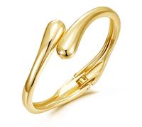 ZOVOLI Gold Silver Chunky Bangle Bracelets for Women Trendy Statement Cuff Bracelet Stack Bracelets for Women Fashion Jewelry Gift Accessories, One size, Metal, No Gemstone