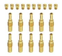 Zovylks 20pcs M5 Carb Main Jets Idle Jet Kit for Dellorto PHBG AD/DS Carburetor, 55#-195# Thread 5x8mm Main Jets, 32#-55# Thread 6x28mm Pilot Jets Compatible with PWK PE GY6 KOSO OKO (TX-JET)