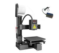 Zowdrix FDM 3D Printer for Beginners, Easy to Use & Quiet with Removable Bed, 100x100x100mm Build Size for Home, Education and Kids Black