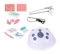 Zowdrix Laparoscopy Simulator Trainer Box, Portable Laparoscopic Training Trainer, 0/30° Endoscope Camera, for Medical Doctor and Students 0°A