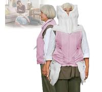 Zowdrix Smart Anti-Fall Clothing for The Elderly, Smart Airbag Vest, Anti-Fall Airbag Vest with APP Monitoring, for Outdoor Use Pink-2XL
