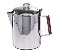ZOWIE KING Camping-Fire Coffee Percolator Stovetop Pot- Stainless Steel Stove top Coffee Pot, Unleash Flavor in the Great Outdoors (12 Cups)