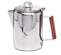 ZOWIE KING Camping-Fire Coffee Percolator Stovetop Pot- Stainless Steel Stove top Coffee Pot, Unleash Flavor in the Great Outdoors (9 Cups)