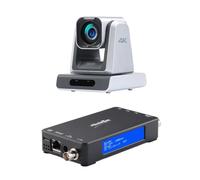 zowietek 4K NDI|HX3(Certified) PTZ Camera PoE, 12X Optical Zoom + 3G SDI NDI Video Streaming Encoder Decoder