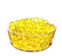 ZOWOKI Water Beads for Vases 6,000 Plus - 50 g Water Gel Jelly Balls Vase Filler - Beads for Floating Candles Making, Wedding Party, Decorative Home Accessories Plants and Craft (50g Yellow)