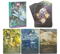 ZOWUBNK Oracle Cards Deck,Tarot Cards Deck,Spirit Animal Oracle Cards,52-Tarot Cards Set for beginners