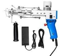 ZOWWFAST Tufting Gun, 2 in 1 Rug Tufting Kit with Cut Pile or Loop Pile Tufting Machine, Rug Gun for High-Speed Weaving of Carpet, 360° Rotatable Handle (Blue)